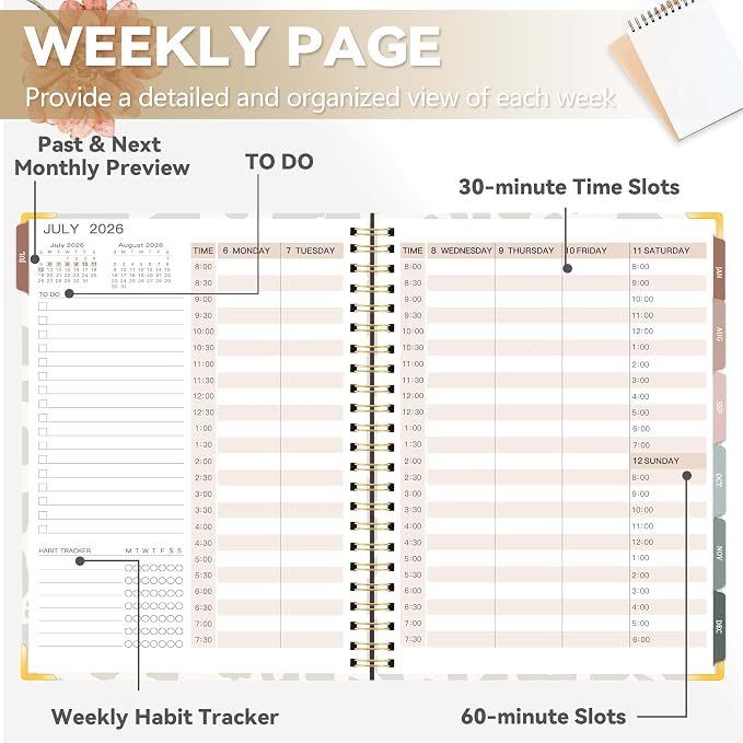 2026-2027 Academic Planner, Large Weekly & Monthly Appointment Book from Jul. - Image 5