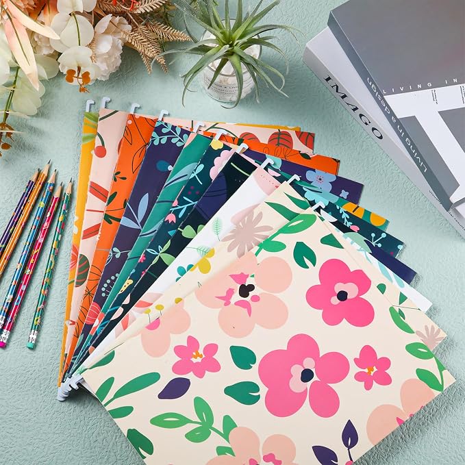 Qeeenar 40 Pcs Decorative Hanging File Folders Letter Size Cute File Folders - Image 7