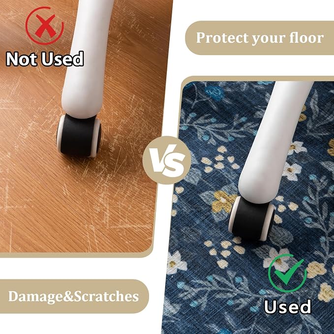 chakme Office Chair Mat for Hardwood Floor, Machine Wash - Image 4