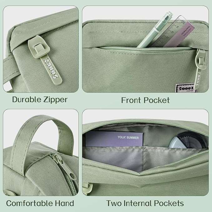 Sooez Original High Capacity Pencil Case, Big Pencil Bag Pouch Box Organizer - Image 4
