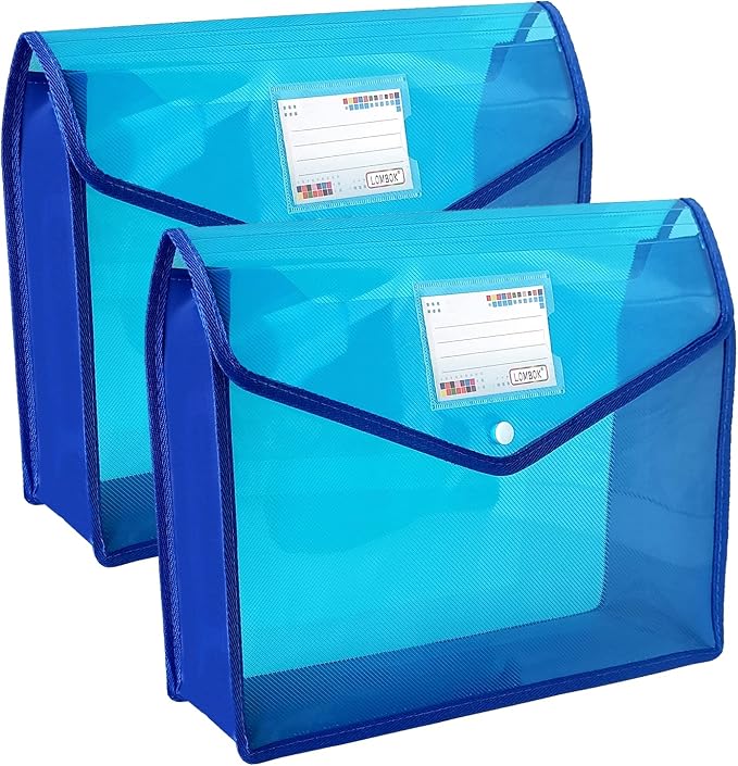 YoeeJob Plastic File Folders Legal Size 2 Pcs, Expandable Document Folder by YoeeJob