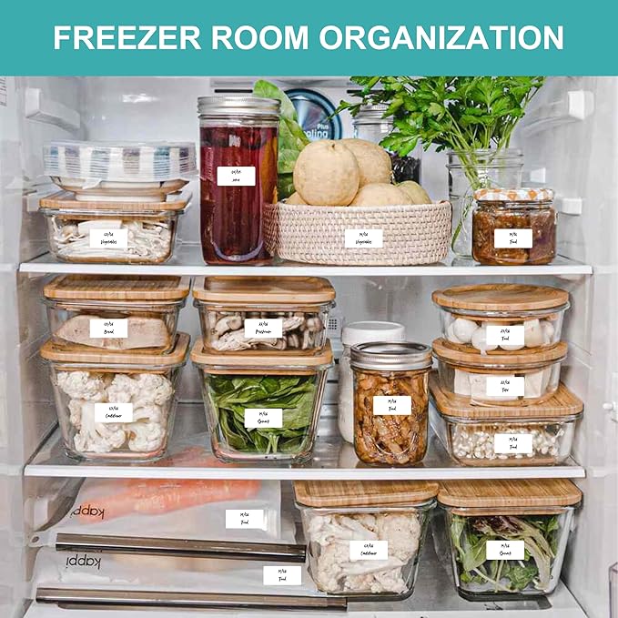 CATIFLIN 1200 Blank Removable Freezer Labels, Waterproof & Oil Resistant - Image 3