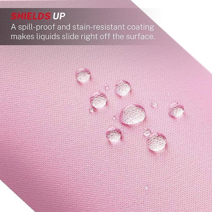 MROCO Essential Office & Gaming Mouse Pad, 8.5 x 11 Inch, Pale Pink | Anti-Fray - Image 5
