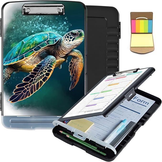 Clipboard with Storage, Clip Boards 8.5X11 with Storage & Pen Holder, Heavy by Unknown