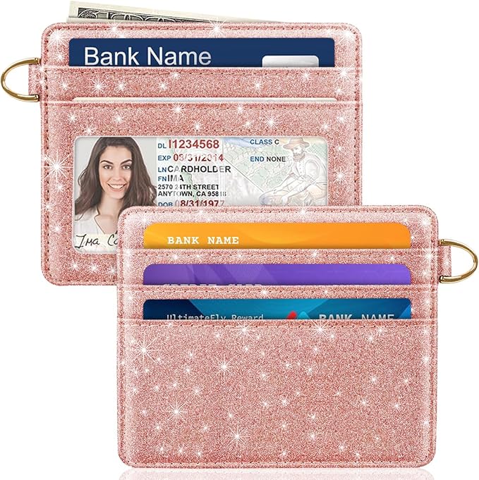 Slim Minimalist Front Pocket RFID Blocking Credit Card Holder Small Wallet Cute by Simikol