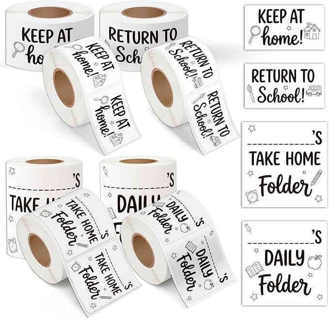 L1rabe Student Homework Folder Labels by L1rabe