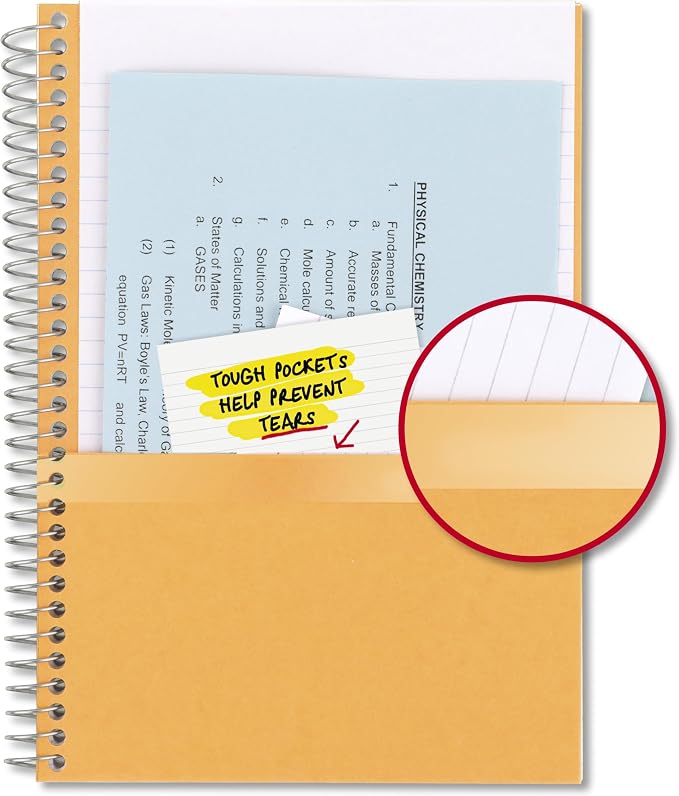 Five Star Spiral Notebook, 2 Subject, College Ruled Paper, 80 Sheets, Fights - Image 4