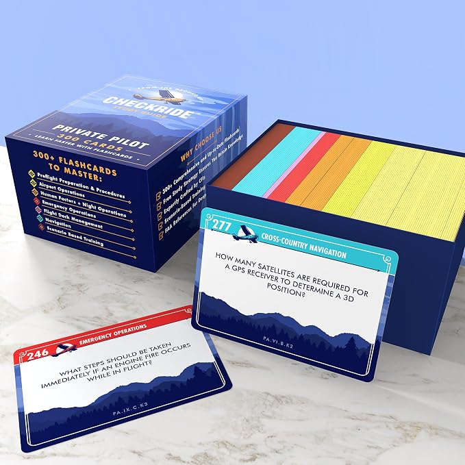 Private Pilot Flashcards | 308 Oral Exam & Written Test Study Cards | ACS Task - Image 3