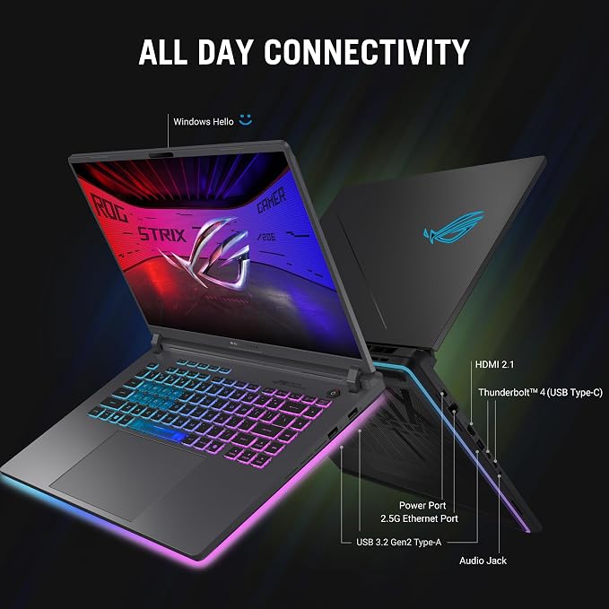 ASUS ROG Strix G16 Gaming Laptop, 16” FHD+ 16:10 165Hz/3ms Display, NVIDIA® - Image 8