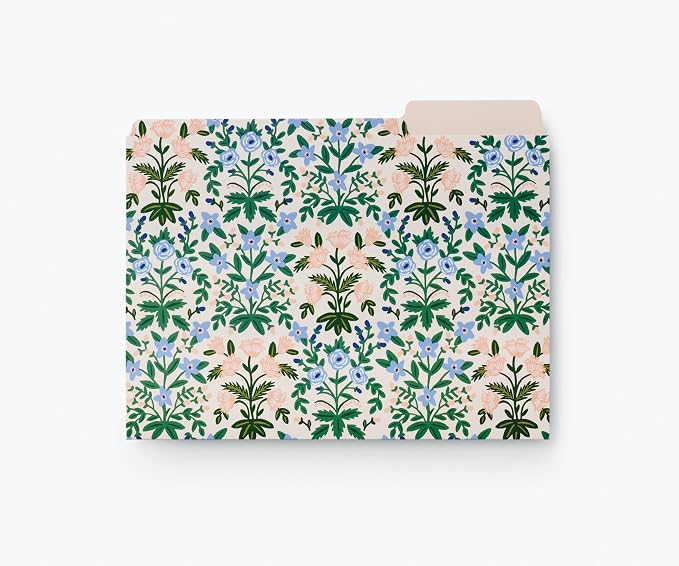 RIFLE PAPER CO. Hydrangea Assorted File Folder Set, Stay Organized - Image 4
