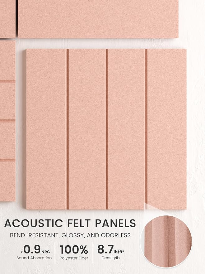 Bumusty Large Cork Board Alternative-48 x 36" Felt Bulletin Board Tiles - Image 3