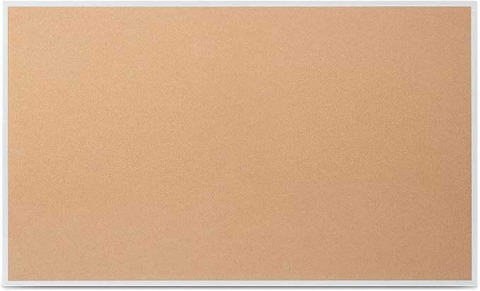 Staples Cork Bulletin Board, 5 x 3 Feet, Aluminum Frame, Vertical or Horizontal by Staples