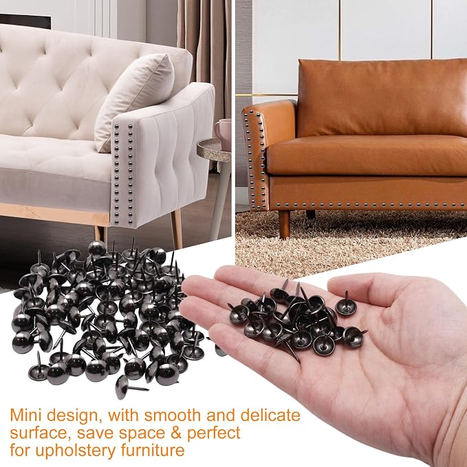 100PCS Decorative Thumb Tacks Round Head Upholstery Tacks Heavy Duty Push Pins - Image 4