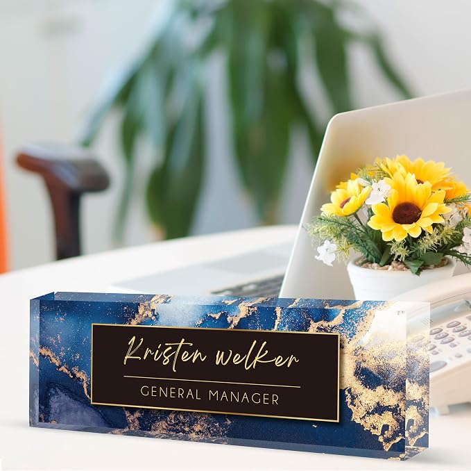 Personalized Office Name Plate, Custom Name Plate - Image 4