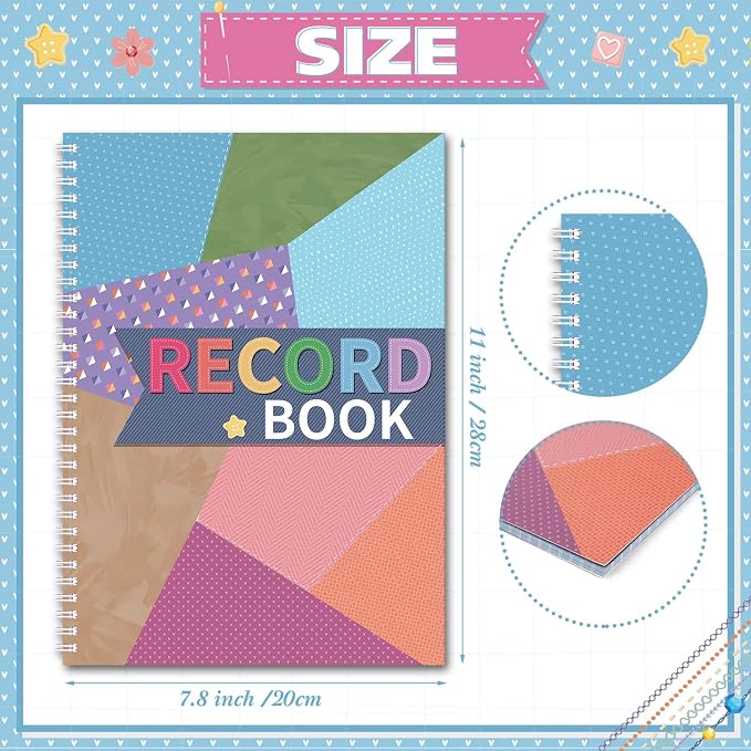 Fuyoooo Cool Teacher Record Book Teacher Grade Books 2026-2027 Spiral Bound - Image 2