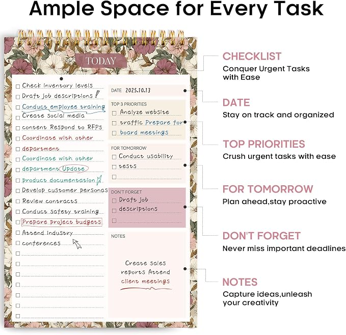 Taja To Do List Notepad - Image 2