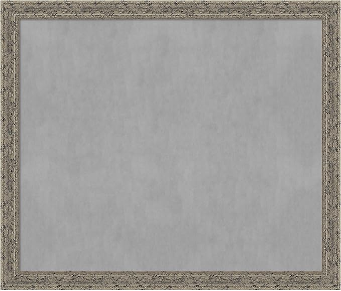 Amanti Art Silver Framed Magnetic Board 45x53 Oversize Vision Board by AmantiArt