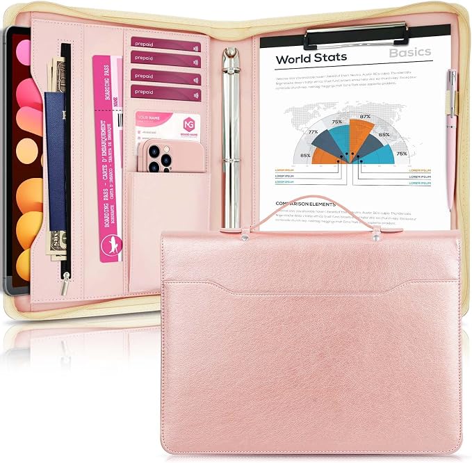Faux Leather Portfolio Binder by Unknown
