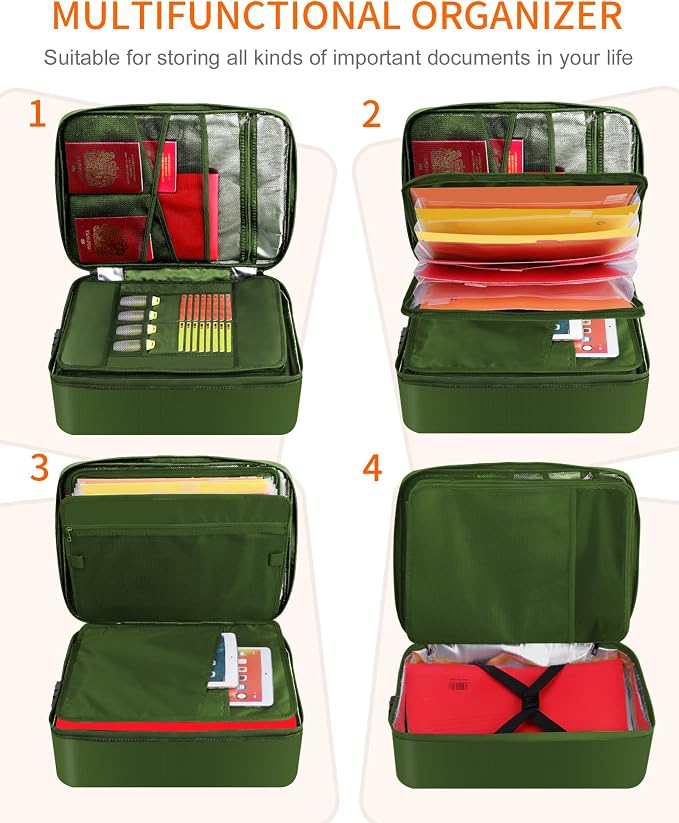 Noiposi 5200℉ Fireproof Document Box - Image 3