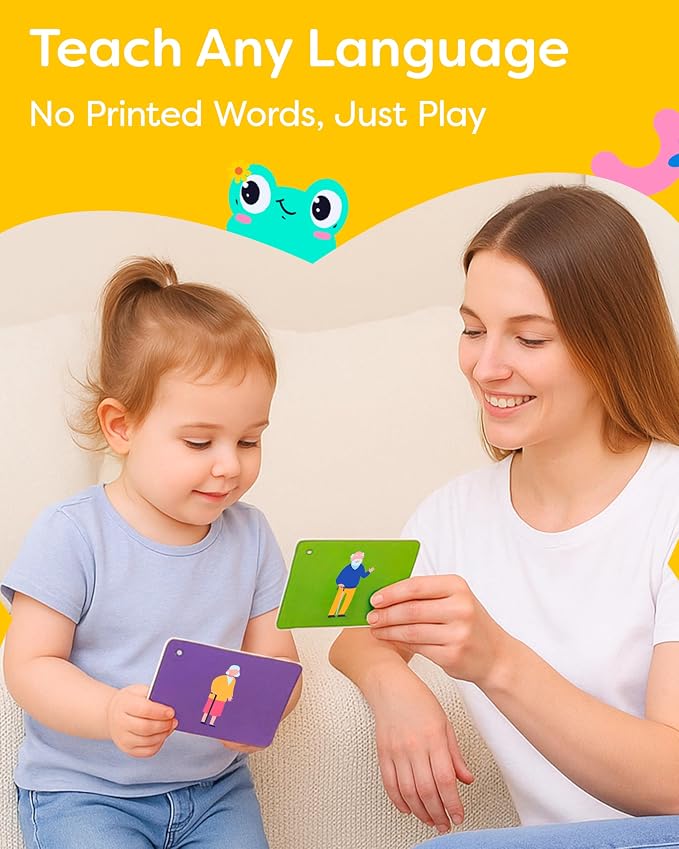 100 First Words Flash Cards – High Contrast Picture Flashcards – Educational - Image 6