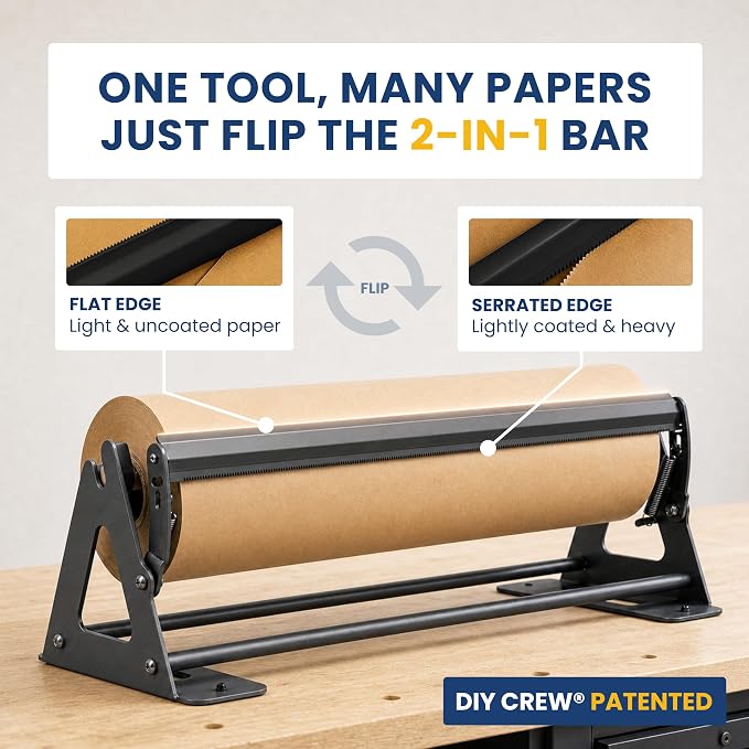 DIY Crew 24 Inch Paper Roll Dispenser and Cutter - Image 3