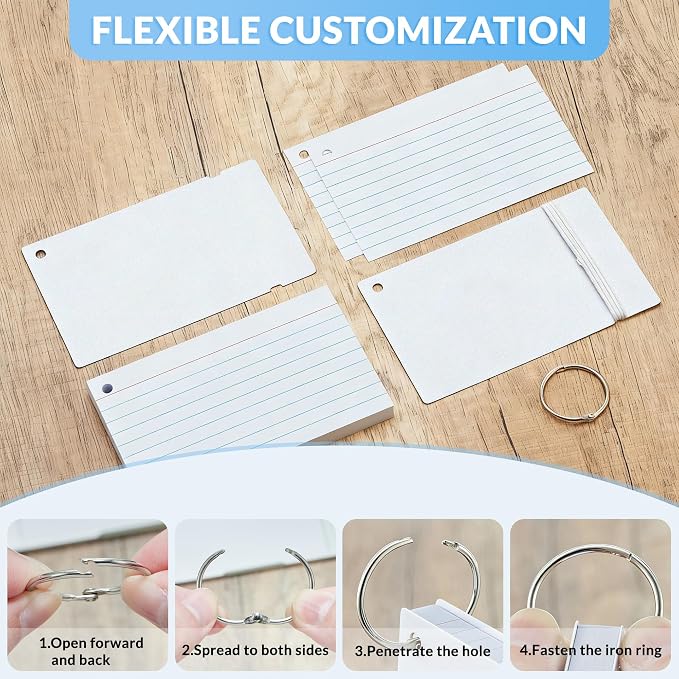 NEEWAY Heavyweight Ruled Index Cards 3x5 - Image 5