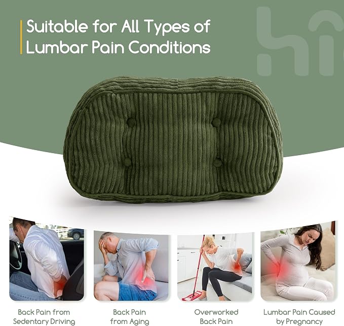 HIGOGOGO Lumbar Support Pillow for Recliner Chair/Accent Chair/Couch/Office - Image 6