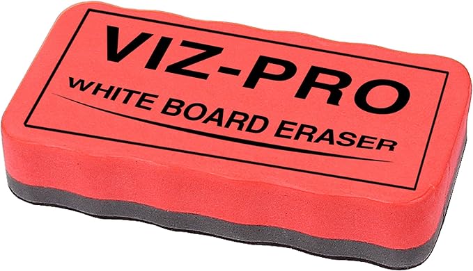 VIZ-PRO Magnetic White Board Eraser, 3 Colored Eraser, 3 Piece - Image 5