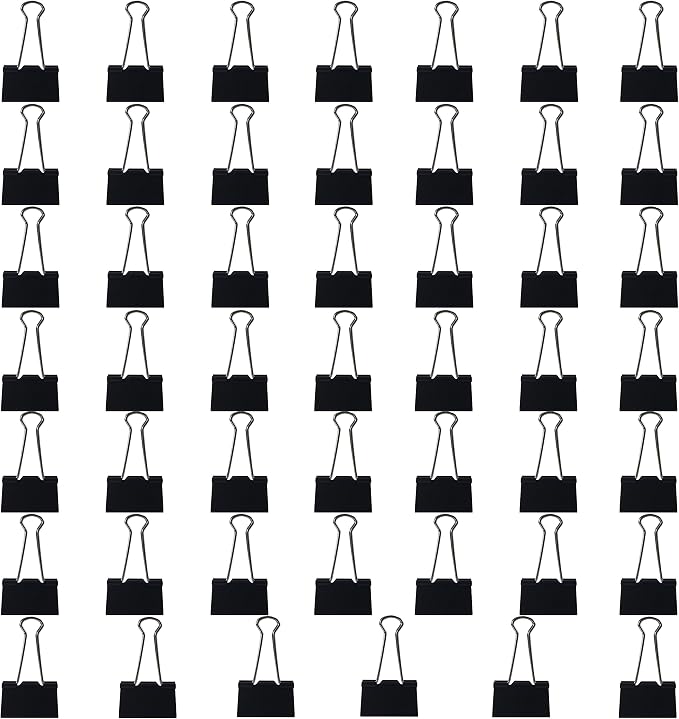 Clipco Binder Clips Large 1.5-Inch Black by Trade+Quest+Global+Corp
