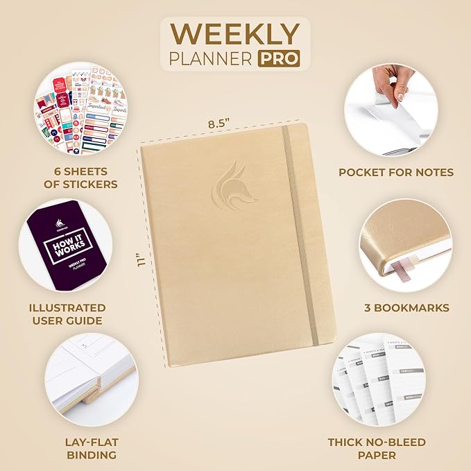 Clever Fox Planner PRO – Weekly & Monthly Life Planner to Increase Productivity - Image 2