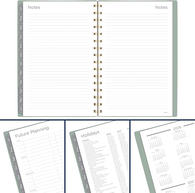 Mead Planner 2026-2027 Weekly & Monthly Academic 15-Month April-June, 5.5" x - Image 8