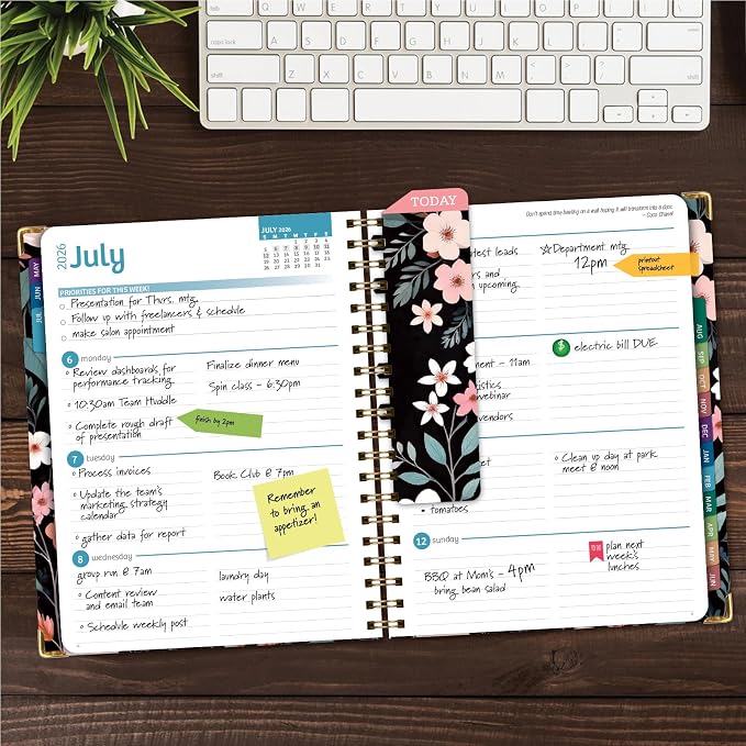 HARDCOVER Academic Year 2026-2027 Planner: 14 Months 8.5"x 11" Daily Weekly - Image 2