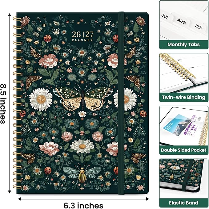 Planner 2026-2027, Academic Year Monthly and Weekly Calendar Planner, Jul 2026 - Image 4