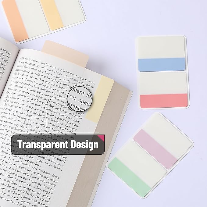 Mr. Pen- Sticky Index Tabs, 500 Pcs, 21 Sets, Colorful Sticky Tabs for Notebooks, Page Markers, Page Tabs for Binders, Page Tabs Sticky Tabs for Books, Notebook Tabs, Back to School Supplies-DeskLoop Office