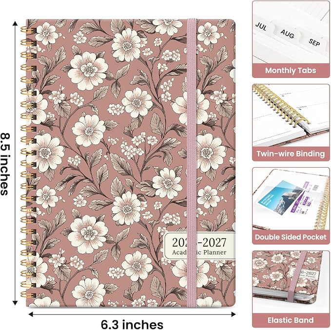 Planner 2026-2027, Academic Monthly and Weekly Calendar Planner - Image 4