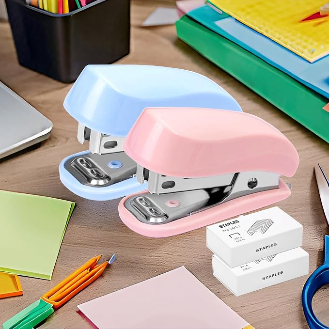 WIWUE GUO Mini Stapler, Staple Remover Included, Office & School Supplies - Image 5