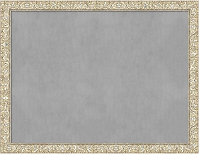 Amanti Art Silver Framed Magnetic Board 20x26 Medium Vision Board by AmantiArt