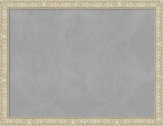 Amanti Art Silver Framed Magnetic Board 20x26 Medium Vision Board by AmantiArt
