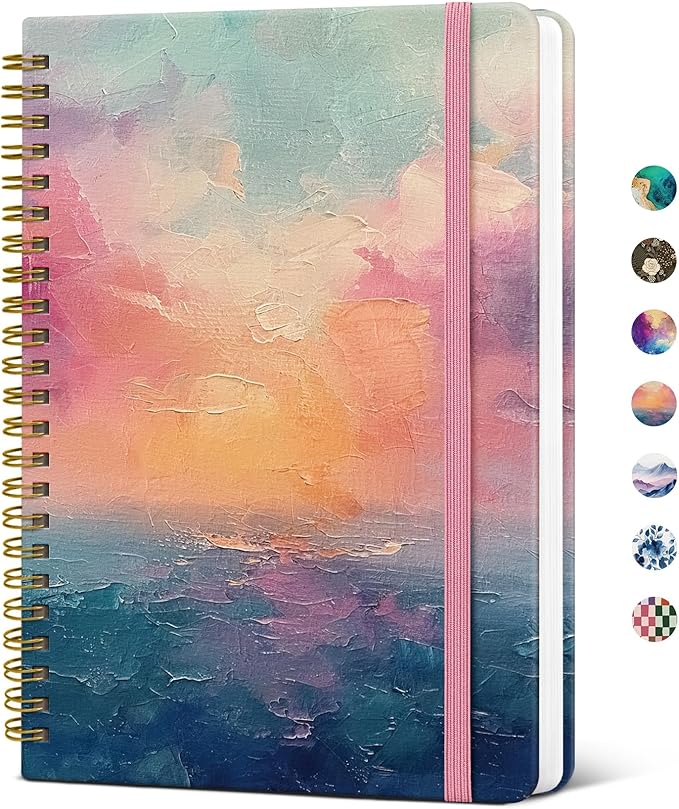 Taja Lined Spiral Notebook Journal by Taja