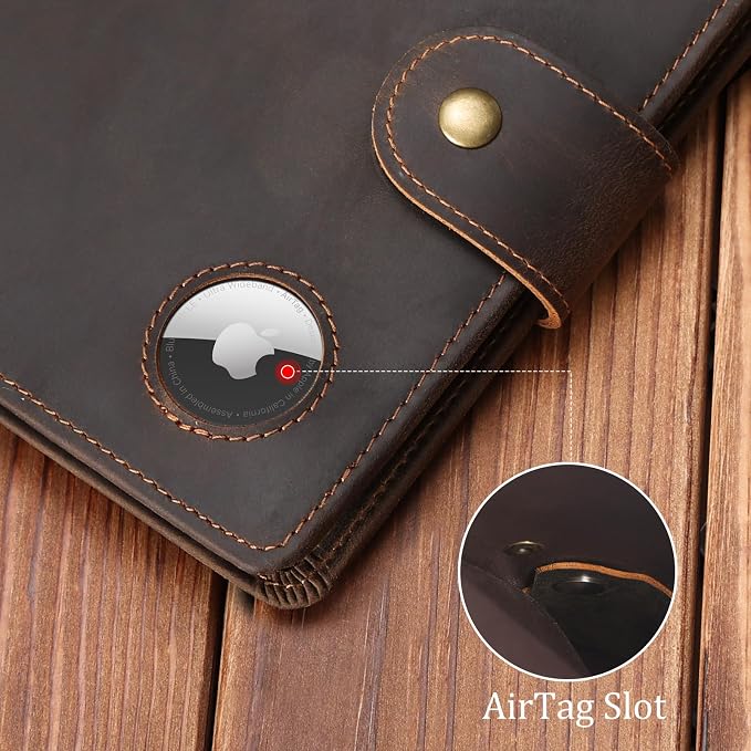Polare Luxury RFID Blocking Leather Passport Holder Travel Wallet - Image 3