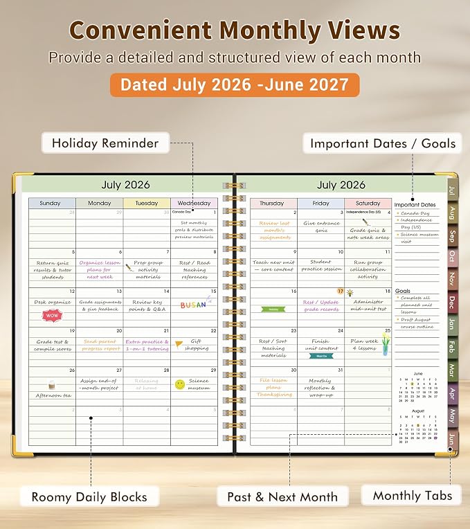 Teacher Planner 2026-2027, July 2026 - Image 2