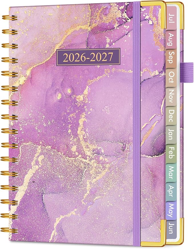 Academic Planner 2026-2027, Hardcover Weekly and Monthly Calendar Planner from by Unknown