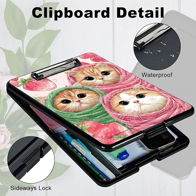 Heavy Duty Storage Clipboard, Slim Nursing Clipboard - Image 3