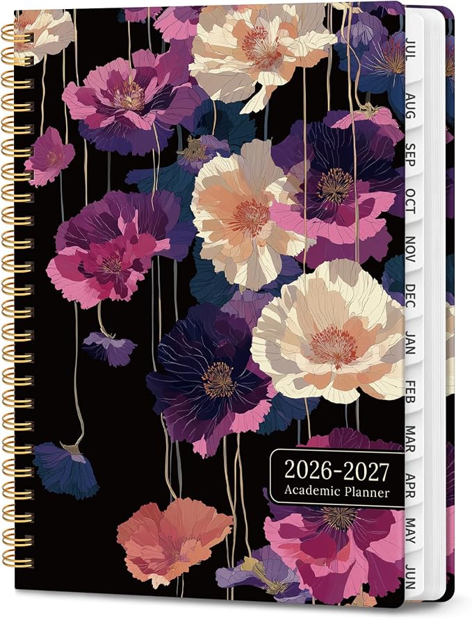 Planner 2026-2027, Monthly and Weekly Academic Planner July 2026 by Zotia