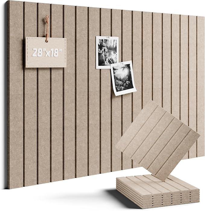 Felt Bulletin Board Tiles -28"x18" by FLUXYNARA