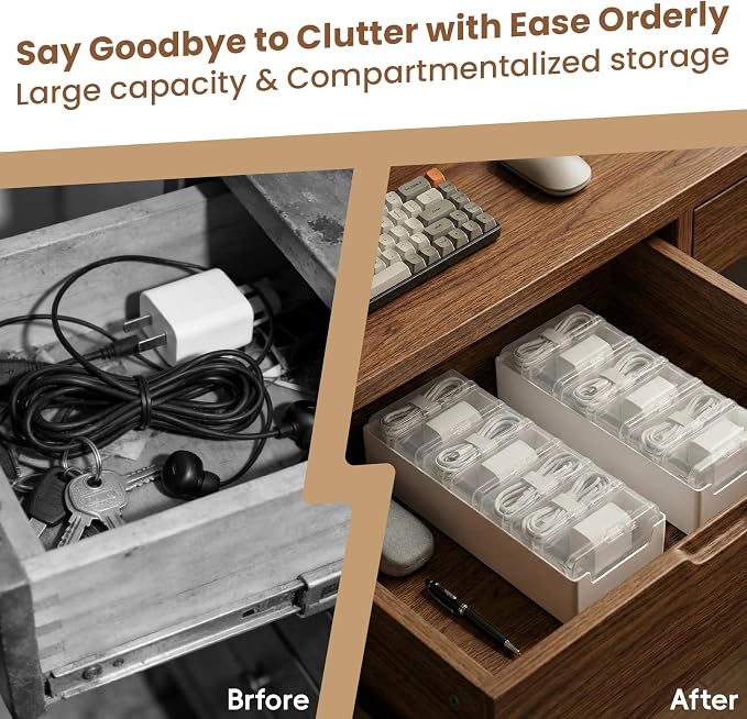 8 Individual Cable Organizer Boxes - Image 4