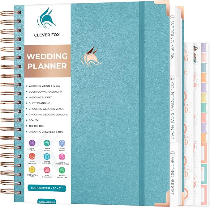 Clever Fox Wedding Planner – Notebook Organizer by CleverFox