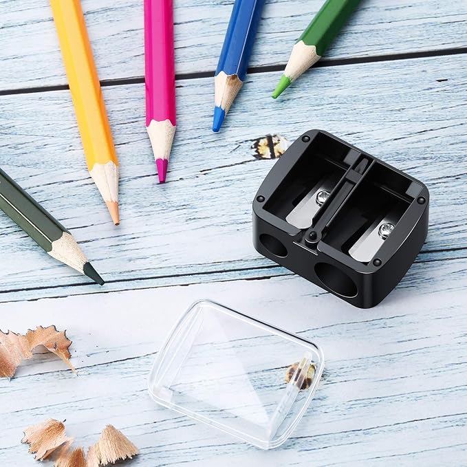 Chuangdi 5 Pack Makeup Pencil Sharpener Plastic Lip Liner Pencil Eyeliner - Image 7