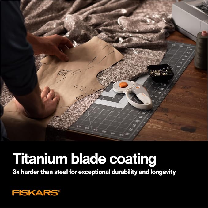 Fiskars 60mm Rotary Cutter for Fabric - Image 4