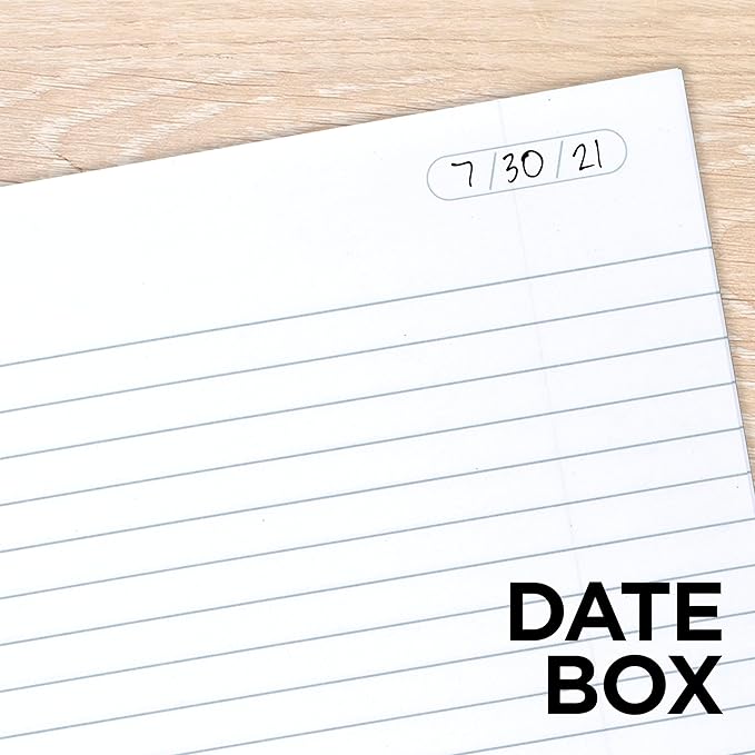 Cambridge Notebook, Business Notebook, 8-1/4" x 11", 80 Sheets, Legal Ruled, Flexible Cover, Wirebound, Gray (06062) (Pack of 12)-DeskLoop Office